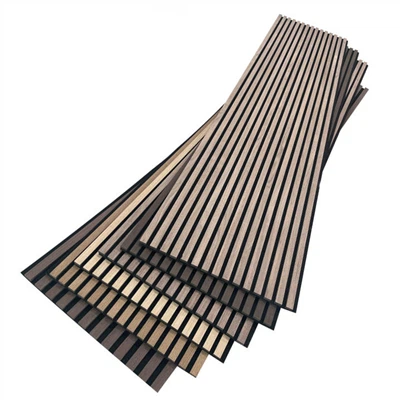 Panneau mural à lattes acoustiques en bois SoundProof Akupanel